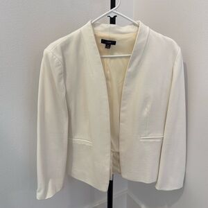 J. Crew Going Out Blazer Size 16. Cream / Off White